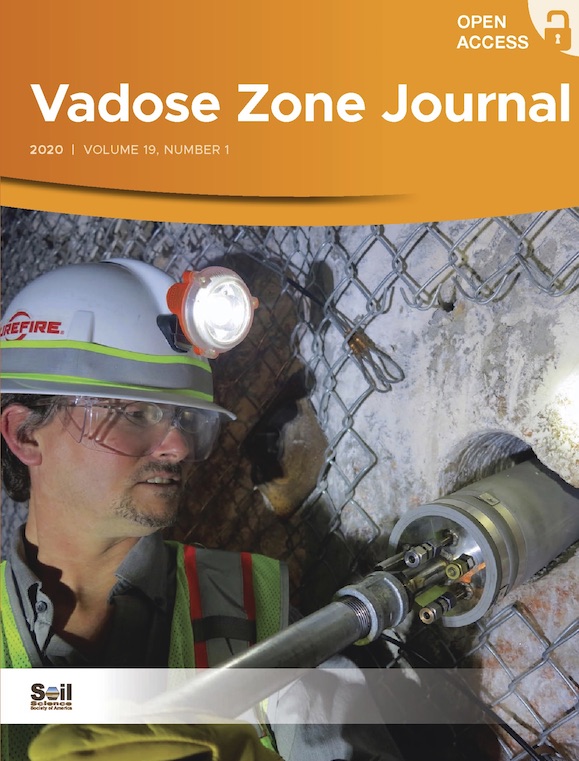 Vadose Zone Journal cover #1