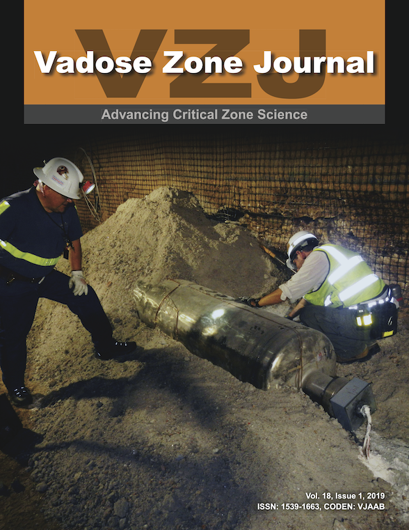 Vadose Zone Journal cover #2